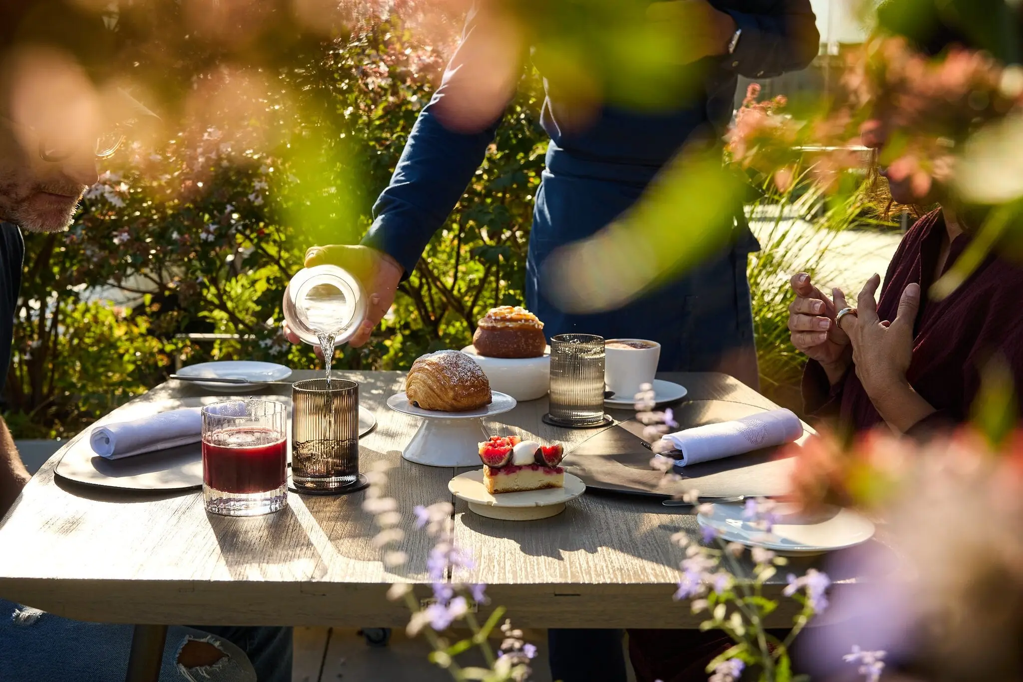La terrazza di Horto al mattino