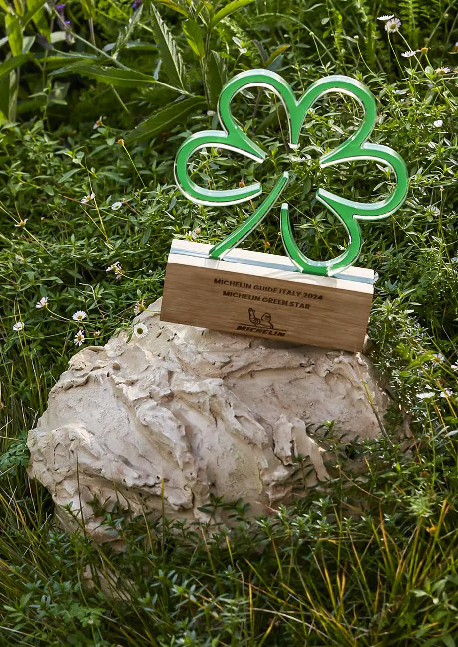Il trofeo della Stella Verde Michelin 2024 di Horto